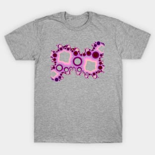 Pink Cluster Fractal T-Shirt